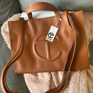 Telfar Medium Sizes Tan Bag